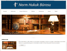 Tablet Screenshot of normhukuk.net
